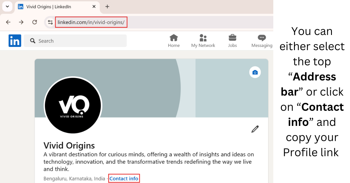 How to get LinkedIn profile link (Steps)