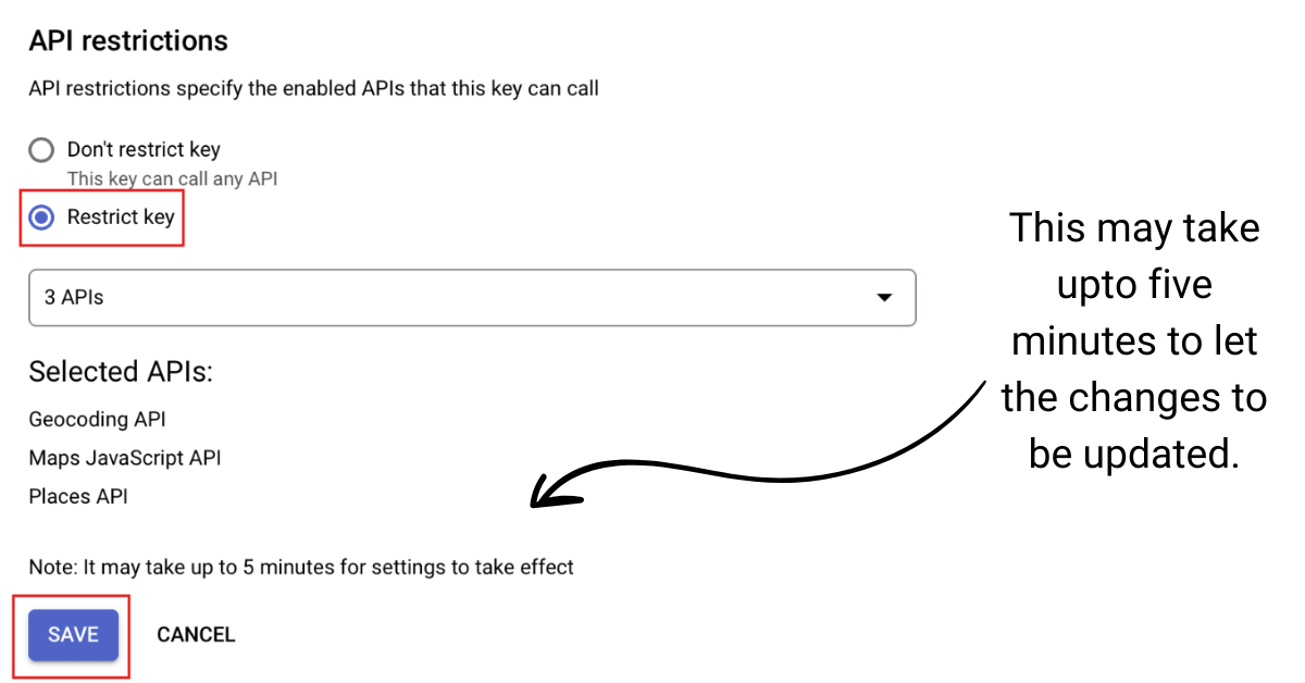 google maps javascript api error referernotallowedmaperror (Steps)